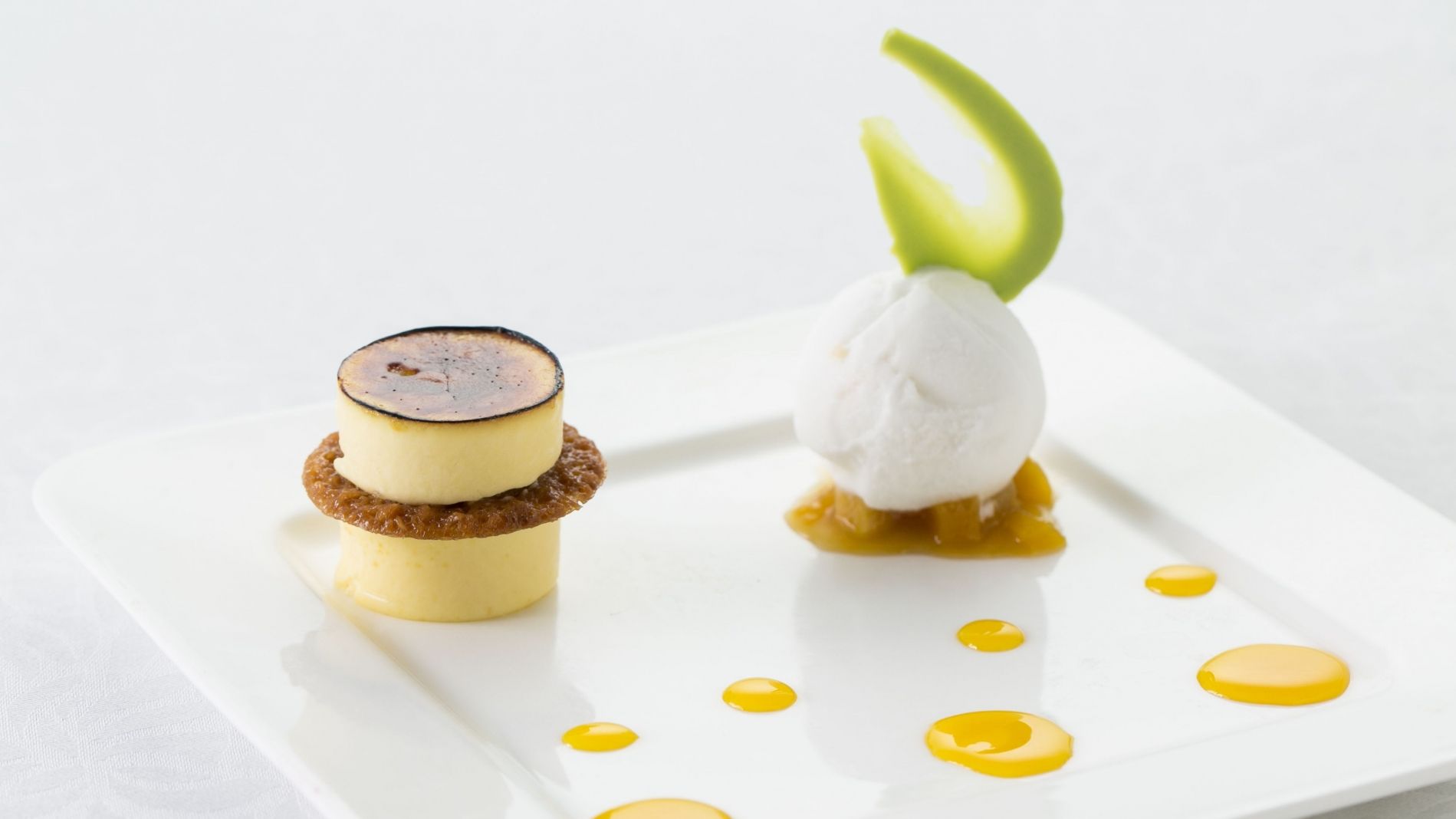Baked Passion Fruit Cream